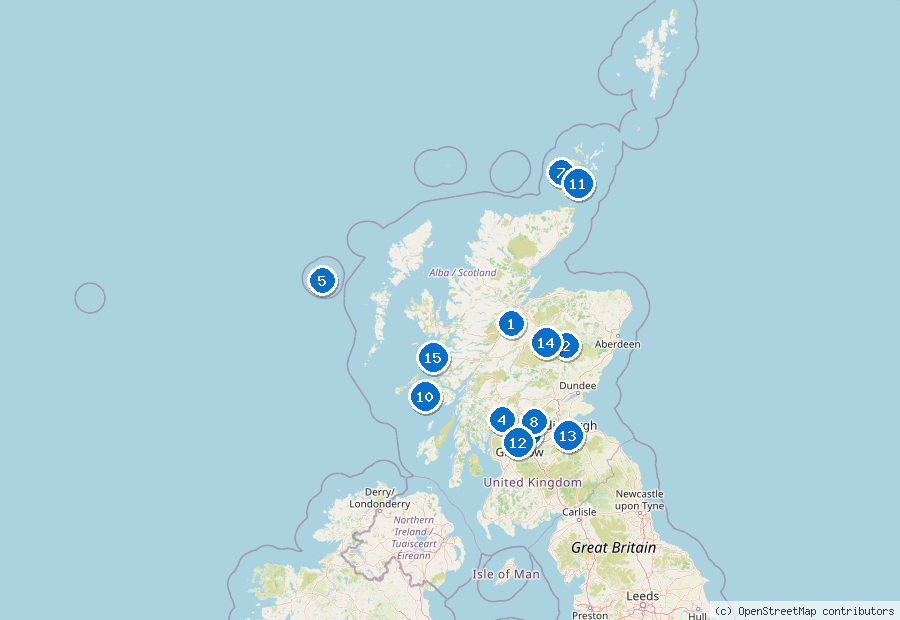 Mappa dei dintorni di Renfrewshire